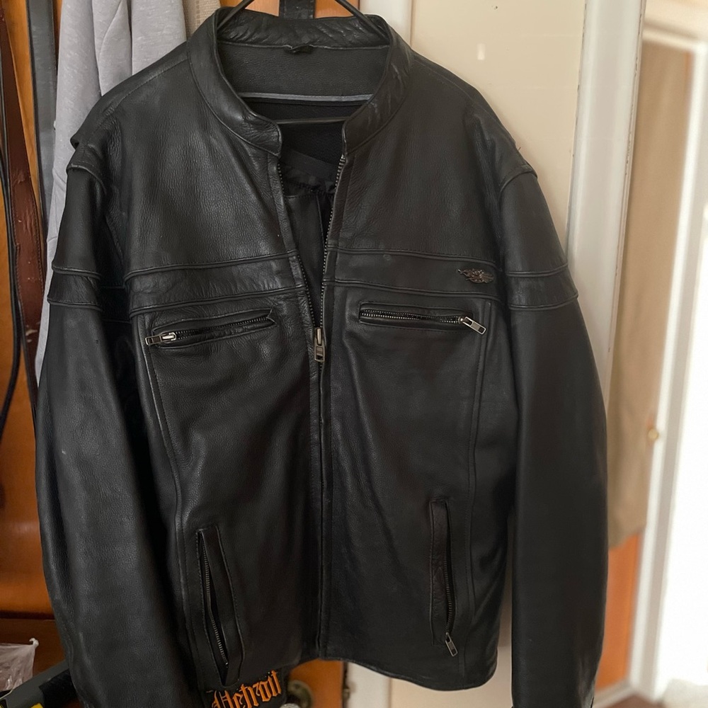 Harley Davidson clothes for sale 2 jackets one leather and 1 mesh Harley boots